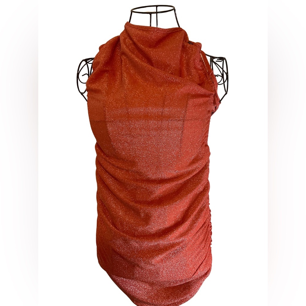 SHEIN Backless Lace Up Ruched Mini Evening Dress Size XS/S